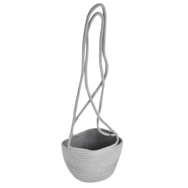 Hanging Plant Holder, Foldable Durable Easy To Install Hanging Basket Adjustable For Vegetables For Cosmetics For Plant Stand Gray