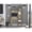 Light Oak, variant on Multiple Shelves Design - Store Office Items - In Home Work Area - Sturdy Desk Solution