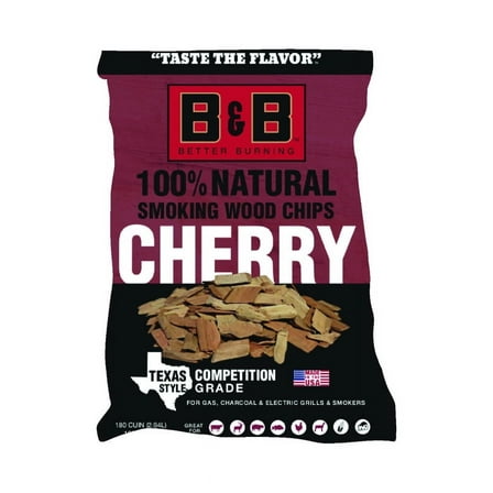 B&B Charcoal 8019856 180 cu. in. Cherry Wood Smoking Chips