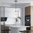 thumbnail image 2 of Sokix 9.8 in. 1-Light Indoor Black Finish Pendant Light, 2 of 5
