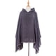 thumbnail image 1 of Chal con capucha a cuadros para mujer, manta, poncho, sudadera con capucha, chal con borlas, 1 of 5