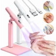 thumbnail image 2 of Mini UV LED Nail Lamp for Gel Polish, Portable Flash Cure Light with 360° Rotatable Magnetic Detachable Stand,Rechargeable Handheld Pen for Quick Curing Nail Art, DIY Home Manicure and Travel, 2 of 9