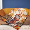 thumbnail image 4 of Happy Thanksgiving Scottish Fold Give Thanks Fall Beanie Scarf Welcome Cozy Fleece Blanket Cat Lover Kitten Owner Gifts Warm Soft Throw Blanket - 00020, 4 of 5