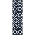 thumbnail image 5 of SAFAVIEH Hudson Louise Geometric Shag Area Rug, Navy/Ivory, 7' x 7' Square, 5 of 10
