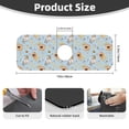 thumbnail image 2 of Sikiie Cute Gnome Bee Collects Honey Splash Guard for Sink Faucet-1 PC Super Absorbent Fast Drying Mat Sink Gadgets-Splash Guard for Kitchen, Sink Mat, 2 of 7