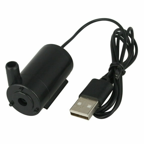1/2*Aquarium Supplies Pumping Water Fish Tank Fountain USB Submersible Pump Tool
