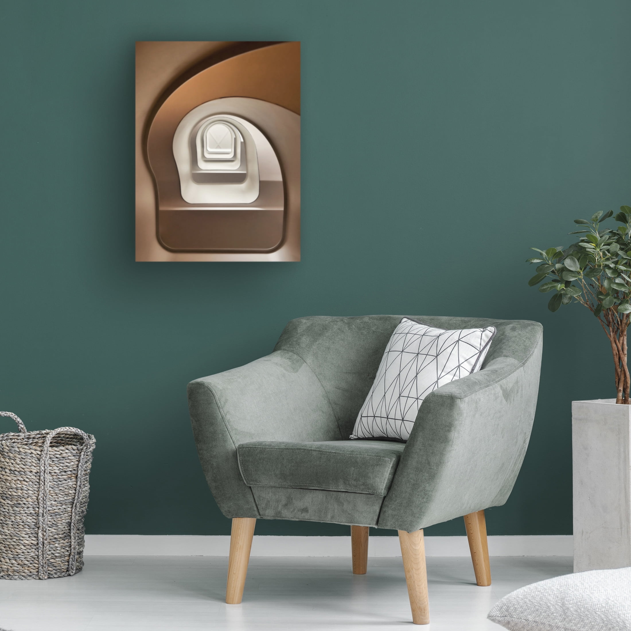 Canvas Wall Art - Unknown Artist 'Looking Up' Wall Art for Living Room, Bedroom, or Office Décor by Trademark Fine Art - 14 x 19 Inches