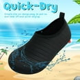 thumbnail image 5 of VIFUUR Kids Water Shoes Girls Boys Quick Dry Aqua Socks for Beach Swim Outdoor Sports Black, 5 of 6