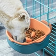 thumbnail image 4 of Crate Dog Bowl, Removable Stainless Steel Pet Kennel Cage Hanging Food Bowls and Water Feeder Coop Cup Prevent Overflow for Puppy, Medium Dog, Cat,, 4 of 5