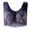 Blue, variant on IROINNID Full-Figure Bras For Women Solid Plus Size Sports Extra-Elastic Breathable Lace Trim Underwear