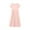 Pink1687, variant on MEZZALL Kids Solid Color Round Neck Short Sleeve Casual Comfortable Pocket Long Dress Trendy Toddler Wear