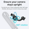 thumbnail image 6 of 360 Degree Rotating Backpack Strap Mount Clip for Cameras Phones Bag Clip Holder Attach for 0.5-10mm Thickness Strap, 6 of 7