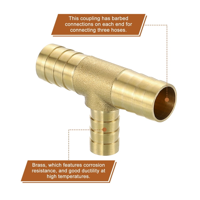 Antelco 50 PCE Barbed Irrigation Pipe Fittings 13mm - Tee/Reducing Tee