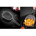 thumbnail image 5 of Kitchen Stainless Steel Strainer - Coarse Mesh Skimmer Spoon Ladle With Long Handle - Reinforced Spoons For Cooking and Frying,Multi functional Filter, 5 of 10