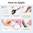 thumbnail image 2 of modelones Slip Solution for Poly Gel, 2.8oz Anti-Stick Gel Liquid for Poly Gel Nails with 120Pcs Flat Dual Nail Forms Nail Tips Clips Kit, 2 of 8