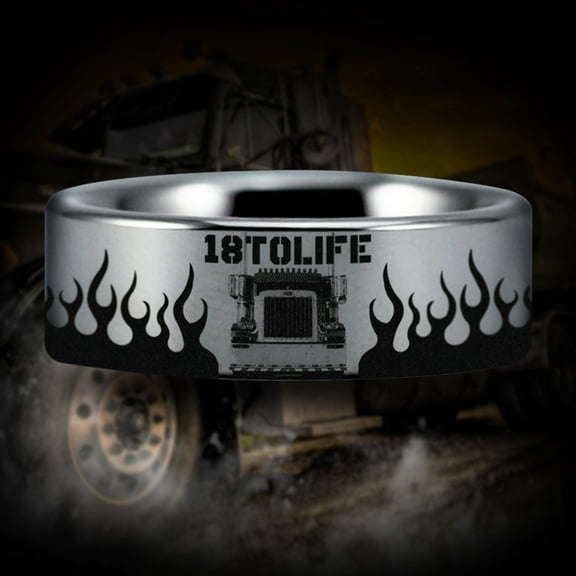 18 to Life Trucker Style 2 Tungsten Carbide Ring