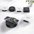 thumbnail image 7 of 15W Max Fast Wireless Charging Alarm Clock, Multi‑Functional Digital Clock Charger Station, Practical Desktop Accessory for Bedroom Nightstand and Office Phone Wireless Charging Use, 7 of 7