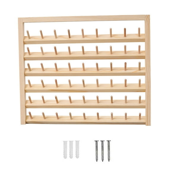 LIANXUE 48/54 Spools Thread Rack Holder Thread Spools Organizers Large Thread Holder