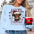 thumbnail image 2 of WILLBEST hoodies Graphiques de Noël Yak à Manches Longues pour Femmes Sweat à Capuche Col Rond Confortable avec Imprimé de Vacances Chandails à Capuchon pour Femmes, 2 of 4