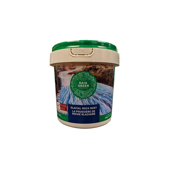 Gaia Green Glacial Rock Dust 2kg - Remineralize Your Soil and Activate The Microorganisms for Healthier Plants and a More Vibrant