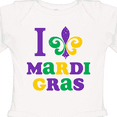 thumbnail image 4 of Inktastic I Love Mardi Gras Boys or Girls Long Sleeve Baby Bodysuit, 4 of 5