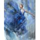 thumbnail image 3 of Póster de bailarina de ballet abstracta, pintura en lienzo e impresiones, imágenes artísticas de pared de acuarela para la decoración del hogar de la sala de estar, 3 of 5