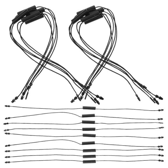 MLINS 1 Pack Polyester Hang Tag String Cylinder Double Lock Fasteners Tags Strings for Clothing Shoes Bags Garments Accessories (1000 Pieces/Pack)