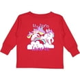 thumbnail image 3 of Inktastic My Nana Loves Me Unicorn Girls Long Sleeve Toddler T-Shirt, 3 of 5