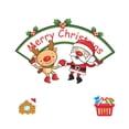 thumbnail image 1 of Christmas Static Sticker Fridge Window PVC Decal Christmas PVC static sticker Home Office Shop Self-adhesive Decoration, Sign Hi.FANCY, 1 of 9