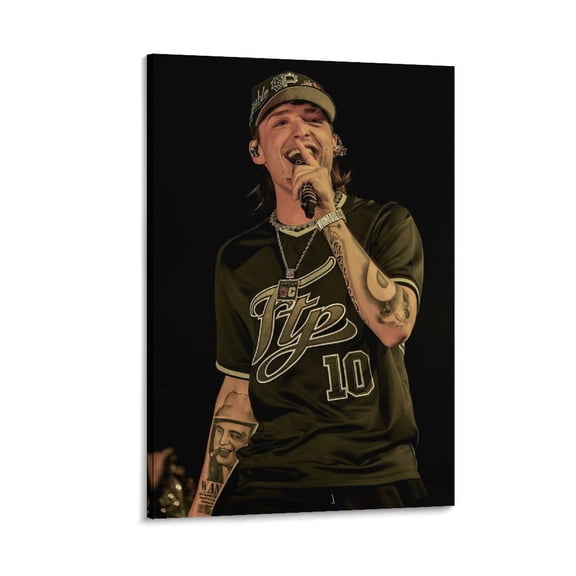 Cool Poster Peso Pluma Art Trendy Singer Gifts Canvas Painting Poster Wall Art Decorative Picture Prints Modern Decor 24x36inch(60x90cm)