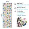 thumbnail image 2 of Colorful Cartoon Dinosaurs Landscape Pattern Hot Yoga Mat Towel Non Slip for Hot Yoga - Quick-Drying Yoga Mat Cover with 4 Corner Pockets with Travel Bag - Hot Yoga Towel Non Slip 70"x26", 2 of 6