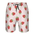 thumbnail image 3 of Salouo Strawberry Pattern Swim Trunks for Men,Men's Hawaiian Bathing Suit Swimsuits Quick Dry Swimming Board Shorts Beach Shorts with Pockets-Medium, 3 of 6