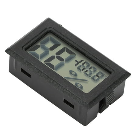 

Fdit Portable Digital Hygro Thermometer Black Electronic Temperature Humidity Meters For Home Greenhouse Cellar Digital Hygro Thermometer Mini Hygrometer Thermometer