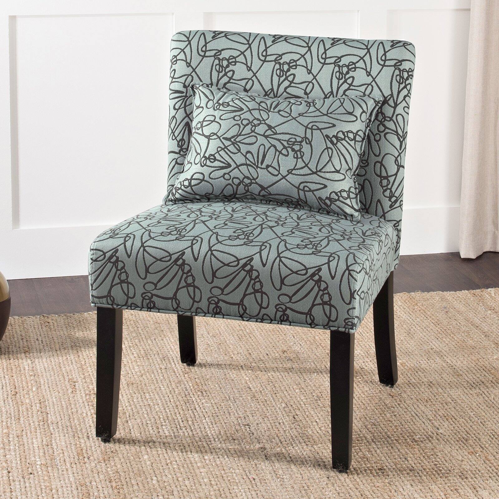 HomePop Parker Accent Chair with Pillow - Walmart.com