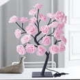 thumbnail image 2 of Lámpara de mesa USB Zulema con luz de árbol de rosas y flores de 24 LED, 2 of 6