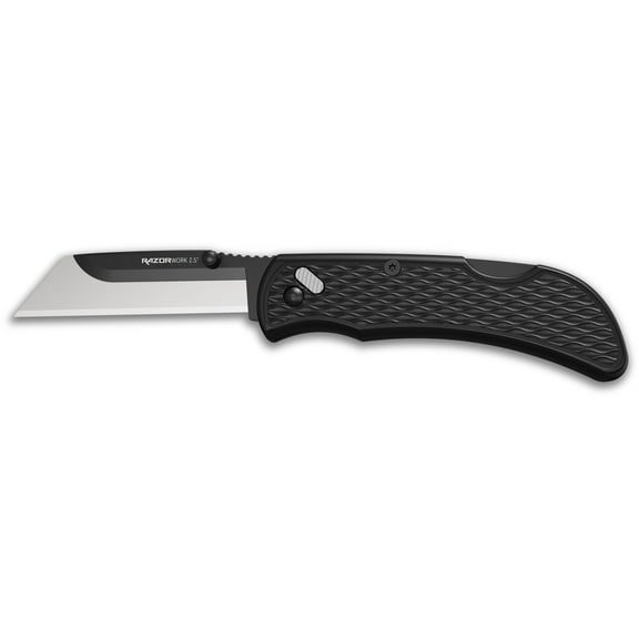 Outdoor Edge Razorwork 2.5 Pocket Knife 2.5" Razor Stainless Steel Stainless...