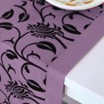 thumbnail image 3 of 1 x Camino De Mesa Paño con borlas para Cena Fiesta Decoración 193x27.9cm Lila Unique Bargains Camino de Mesa, 3 of 8