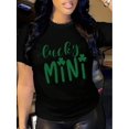 thumbnail image 1 of Camiseta Clásica de Verano para MujerWomen's "Lucky Mini" St. Patrick's Day Athletic T-Shirt - Breathable, Sweat-Wicking Soft Polyester, Camisetas de verano para mujer, manga corta, cuello redondo,, 1 of 6