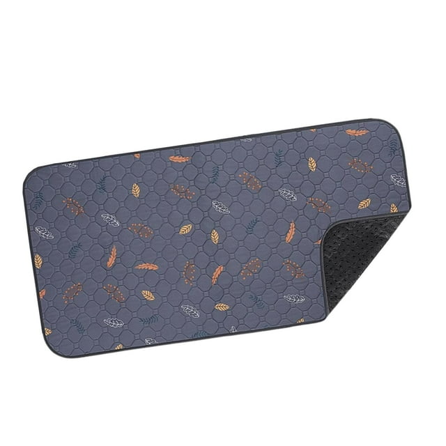 Almencla Washable Pee Pad for Dogs Potty Mat Breathable Lightweight Absorbent Waterproof Puppy Pad Reusable for Playpen Crate Training 70cmx100cm
