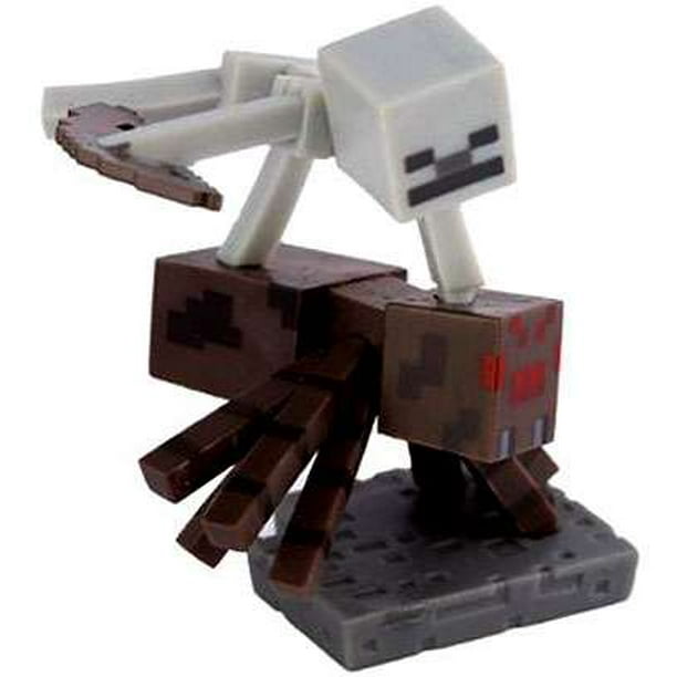 Minecraft Craftables Series 1 Spider Jockey Pvc Figure Loose Walmart Com Walmart Com