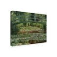 thumbnail image 3 of Trademark Fine Art Claude Monet The Japanese Footbridge 1899 Canvas Wall Art - 24x32, 3 of 5