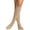 Khaki, variant on Well Being 146 Women's Casual Cotton Knee High Socks 15-20 mmHg