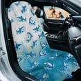 thumbnail image 2 of Bulopur Cute Front Car Seat Towel Shark Foldable Car Seat Sweat Protector with Storage Bag for Beach Holiday Thick Fit SUV Sedan Truck 1pcs, 2 of 7