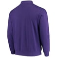 thumbnail image 4 of Men's Colosseum Purple ECU Pirates Tortugas Logo Quarter-Zip Jacket, 4 of 4