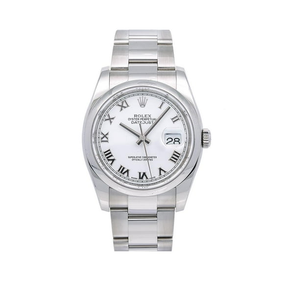 Pre-Owned Rolex Datejust 116200 36MM White Dial With Stainless Steel Oyster Bracelet