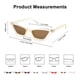 thumbnail image 4 of Gafas de Sol FEISEDY Pequeñas de Ojo de Gato Vintage Cuadradas para Mujer B2291, 4 of 8