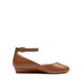 thumbnail image 2 of Flats para mujer DREAM PAIRS REVONA marrones con correa al tobillo, 2 of 6