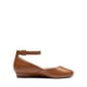 thumbnail image 2 of Zapatos planos para mujer DREAM PAIRS REVONA marrón con correa en el tobillo, 2 of 6