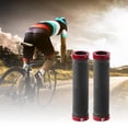 thumbnail image 3 of 1 par manillar goma MTB bicicleta antideslizante empuñaduras bicicleta accesorio rojo, 3 of 6