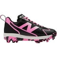thumbnail image 2 of New Balance Youth Romero Duo TPU Molded Softball Cleats Black/Pink 1, 2 of 6